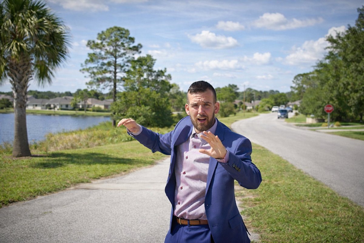 Christopher Bellingham engaging with the Deltona community